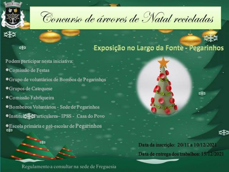 &Aacute;rvores de Natal Recicladas