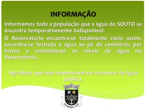 Reservat&oacute;rio do Souto